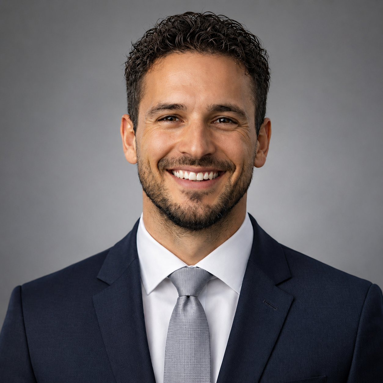 Professional headshot from soccer snapshot