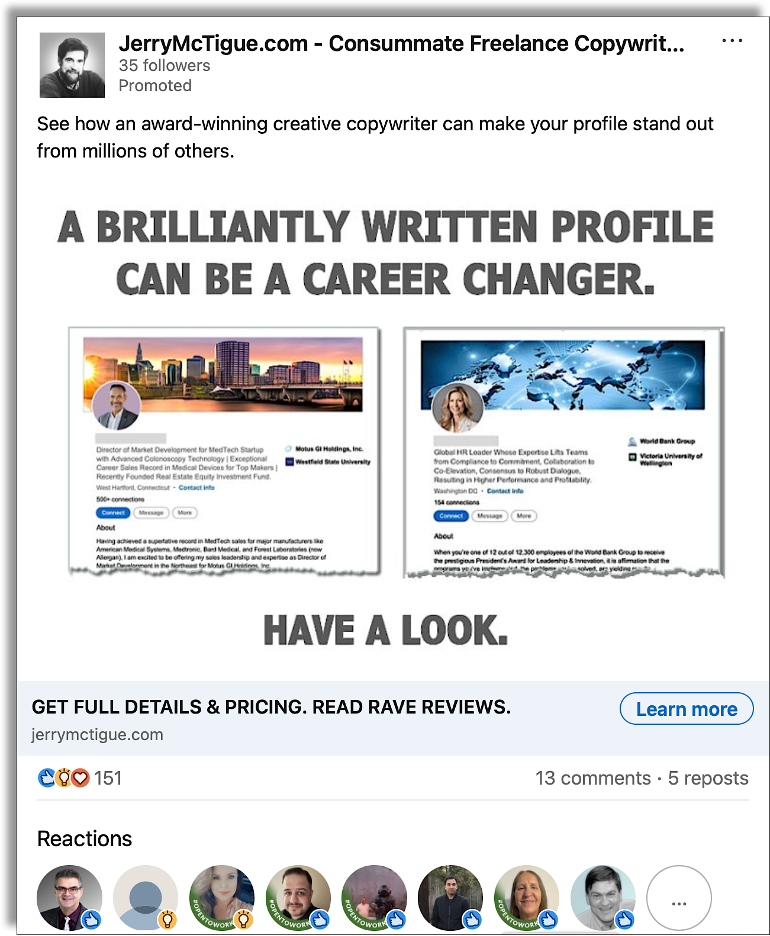 Career Changer Ad