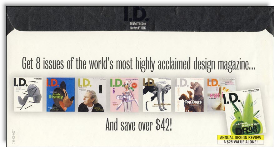 I.D. Direct Mail Envelope Back