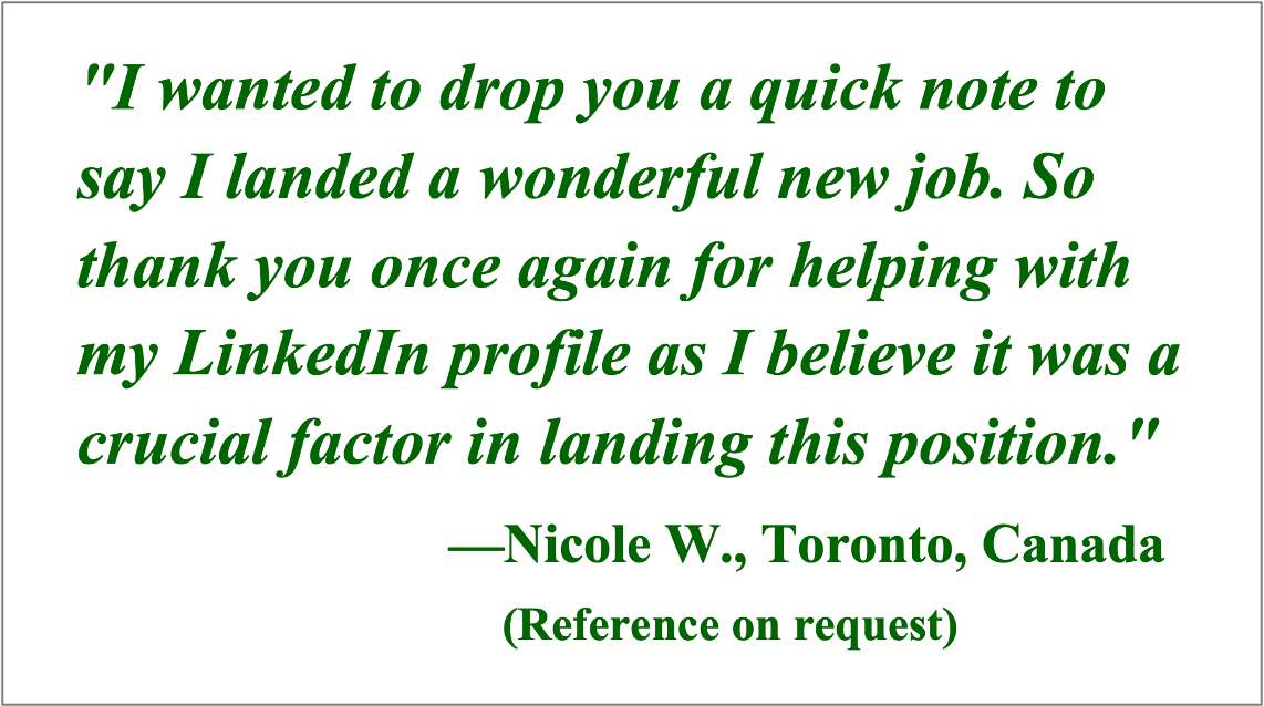 Client Testimonial
